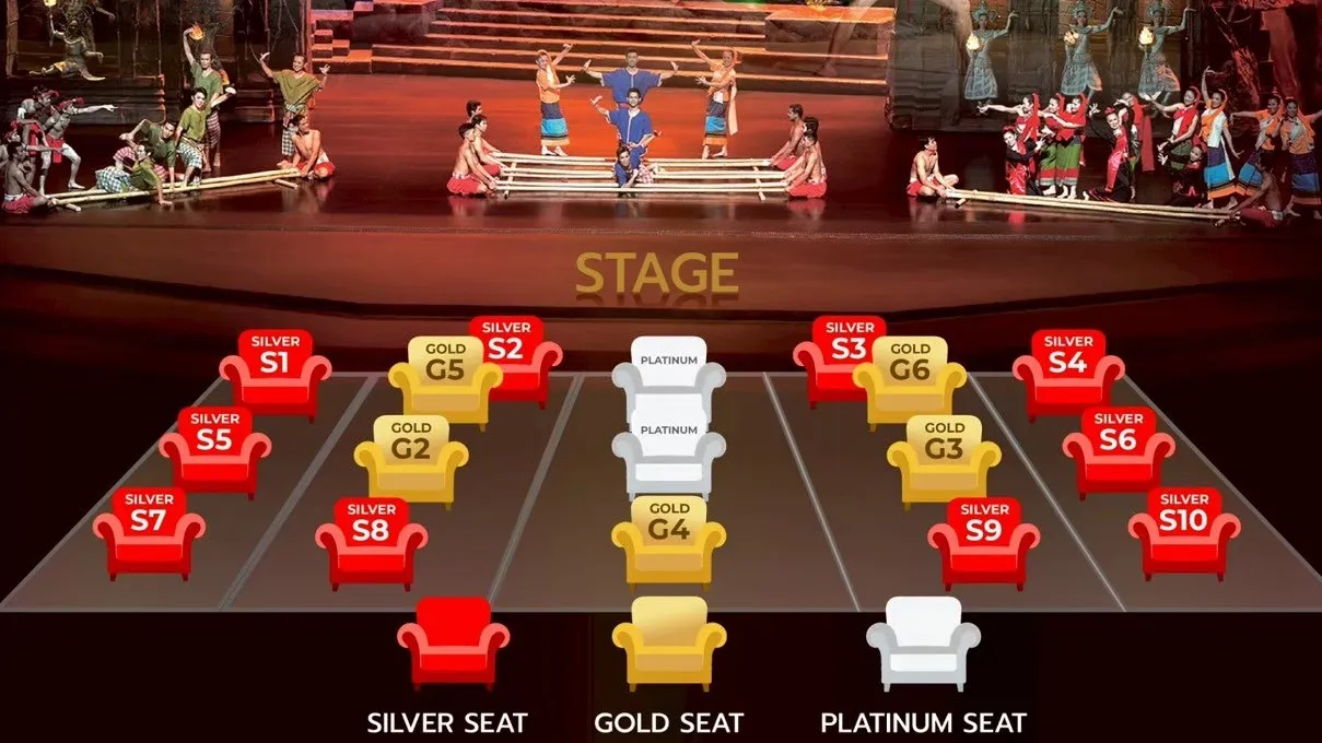 Siam Niramit Phuket seating zone with promo code